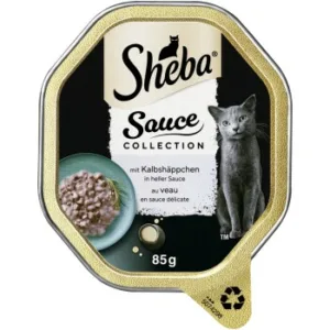 Katzenfutter: Sheba Sauce Collection  mit Kalbshäppchen, Ragout / in Sauce