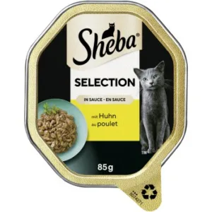 Katzenfutter: Sheba Schale Selection in Sauce Häppchen mit Huhn 