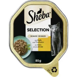 Katzenfutter: Sheba Selection in Sauce  Kalb & Truthahn