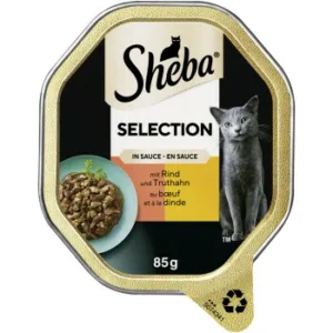 Katzenfutter: Sheba Selection in Sauce  Rind & Truthahn