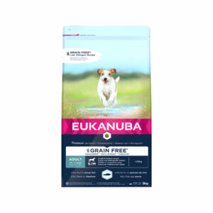 Hundefutter: EUKANUBA getreidefrei mit Fisch für kleine und mittelgroße Rassen 