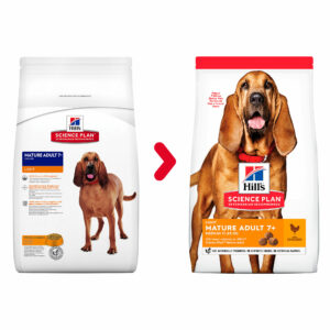 Hundefutter: Hill's Science Plan Mature Adult 7+ Senior Light mit Huhn 